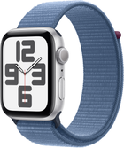 Smartwatch Apple Watch SE (2023) GPS 44mm Silver Aluminium Case with Winter Blue Sport Loop (MREF3) - obraz 1