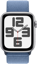 Смарт-годинник Apple Watch SE (2023) GPS 44mm Silver Aluminium Case with Winter Blue Sport Loop (MREF3) - зображення 2