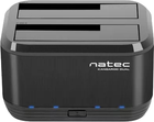 Док-станція NATEC Kangaroo Dual для HDD/SSD 2.5/3.5" USB 3.0 (NSD-0955) - зображення 4