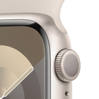Смарт-годинник Apple Watch Series 9 GPS 41mm Starlight Aluminium Case with Starlight Sport Band - M/L (MR8U3) - зображення 3