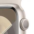 Смарт-годинник Apple Watch Series 9 GPS 45mm Starlight Aluminium Case with Starlight Sport Band - S/M (MR963) - зображення 3