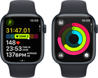 Smartwatch Apple Watch Series 9 GPS 45mm Midnight Aluminium Case with Midnight Sport Band - M/L (MR9A3) - obraz 8