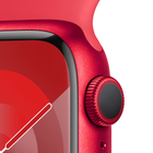 Smartwatch Apple Watch Series 9 GPS 41mm (PRODUCT) Red Aluminium Case with (PRODUCT) Red Sport Band - M/L (MRXH3) - obraz 3