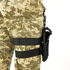 Kобура на стегно для ПМ та пістолетного магазину TTX чорна - зображення 3