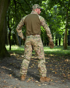 Военная тактическая форма Мультикам с наколенниками, летняя военная форма мультикам Multicam костюм демисезонный 58 - изображение 8