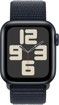 Smartwatch Apple Watch SE (2023) GPS + Cellular 40mm Midnight Aluminium Case with Midnight Sport Loop (MRGE3) - obraz 2