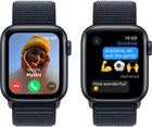 Smartwatch Apple Watch SE (2023) GPS + Cellular 40mm Midnight Aluminium Case with Midnight Sport Loop (MRGE3) - obraz 4