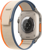 Smartwatch Apple Watch Ultra 2 GPS + Cellular 49mm Titanium Case with Orange/Beige Trail Loop - S/M (MRF13) - obraz 3