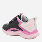 Buty sportowe dziecięce dla dziewczynki na rzepy Primigi 4956611 26 Czarny/Fuksja (8055069736409) - obraz 3