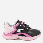 Buty sportowe dziecięce dla dziewczynki na rzepy Primigi 4956611 35 Czarny/Fuksja (8055069736492) - obraz 1