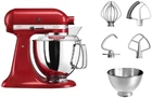 Планетарний міксер KitchenAid Artisan 5KSM175PSEER з відкидним блоком червоний