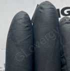 Рукавички нітрилові чорного кольору IGAR розмір L, 200 шт - зображення 2
