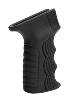Пистолетная рукоятка прорезиненная для АК 47/74/АКМ DLG Tactical 098 Черная - изображение 3