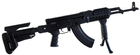 Пистолетная рукоятка прорезиненная для АК 47/74/АКМ DLG Tactical 098 Черная - изображение 7