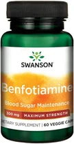 Бенфотиамин Swanson Benfotiamine Maximum Strength 60 капсул