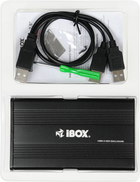 Kieszeń zewnętrzna iBOX HD-01 na HDD 2,5" SATA USB 2.0 Czarny (ieu2f01) - obraz 4
