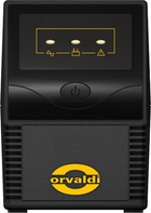 Zasilacz awaryjny UPS Orvaldi i600 LED 600 VA ID600 (5904006036399) - obraz 3