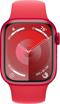 Smartwatch Apple Watch Series 9 GPS + Cellular 41mm (PRODUCT)RED Aluminium Case with (PRODUCT)RED Sport Band - M/L (MRY83) - obraz 2