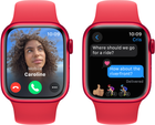 Смарт-годинник Apple Watch Series 9 GPS + Cellular 41mm (PRODUCT)RED Aluminium Case with (PRODUCT)RED Sport Band - M/L (MRY83) - зображення 6