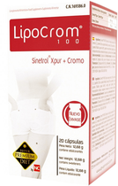 Suplement diety Nutrition Center Lipocrom 100 20 kapsułek (8437010531309) - obraz 1