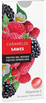 Witaminowe lizaki Sawes Sugar Free Forest Berry Candies 22g (8421947000113) - зображення 1