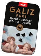 Witaminowe lizaki Sawes Galiz Pure Liquorice Candy 20 g (8421947000397) - obraz 1