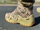 Тактичні чоловічі берці AK демісезонні військові берці Tactic армійські черевики Waterproof мультикам 42 розмір - зображення 4