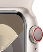 Smartwatch Apple Watch Series 9 GPS + Cellular 41mm Starlight Aluminium Case with Starlight Sport Band - M/L (MRHP3) - obraz 3