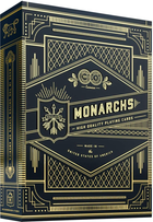 Karty do gry Bicycle Theory 11 Monarchs Deck Czarne (702921431771) - obraz 1