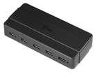 USB Hub i-Tec na 7 portów USB 3.0 z zasilaczem czarny (U3HUB742) - obraz 1