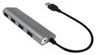 Hub USB Logilink USB 3.0 4 w 1 (4052792048629) - obraz 2