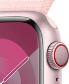 Smartwatch Apple Watch Series 9 GPS + Cellular 41mm Pink Aluminium Case with Light Pink Sport Loop (MRJ13) - obraz 3
