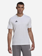 T-shirt męski w serek Adidas ENT 22 Tee HC0452 L Biały (4065418933490) - obraz 1