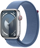 Смарт-годинник Apple Watch Series 9 GPS + Cellular 45mm Silver Aluminium Case with Winter Blue Sport Loop (MRMJ3) - зображення 1