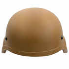 Каска шлем кевларовая военная тактическая Производство Украина ОБЕРІГ F1 (койот)клас 1 ДСТУ NIJ IIIa+ кавер - изображение 4