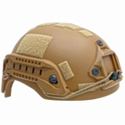 Каска шлем кевларовая военная тактическая Производство Украина ОБЕРІГ R (койот)клас 1 ДСТУ NIJ IIIa - изображение 2