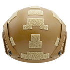 Каска шлем кевларовая военная тактическая Производство Украина ОБЕРІГ R (койот)клас 1 ДСТУ NIJ IIIa - изображение 6