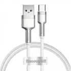 Кабель Baseus CAKF000102 Cafule Metal Data Type-C 66W 100см white