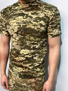 Тактична футболка піксель ЗСУ бавовна 60 (XXXXXL) - зображення 5