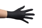 Нітрилові чорні рукавички SafeTouch® Premium (5.0 г) Black без пудри Розмір S 100 шт - зображення 2