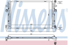 Радіатор AI A 3/S 3(12-)1.2 TFSI(+)[OE 5Q0121251EJ] Nissens (65306)