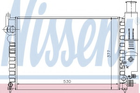 Радиатор CN XM(89-)2.0(+)[OE 1301.A1] Nissens (61230)