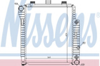 Радиатор MB SLK R 170(96-)SLK 200(+)[OE 170 500 04 02] Nissens (62654)