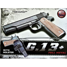Дитячий пістолет "Colt M1911 Classic" Galaxy G13+ Метал-пластик з кобурою чорний - зображення 1