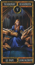 Karty tarota Fournier Tarot Dragons by Anne Stokes 1 talia x 78 kart (8420707452049) - obraz 4