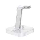 Зарядка Qi HOCO Graceful 3-in-1 charger CW43 |2.1A, 2.5/5W| White