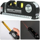 Лазерный уровень + рулетка Fixit Laser Level PRO 3в1 Нивелир 3 пузырьковых уровня Черный