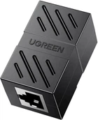 Соединитель витой пары RJ45 Ugreen Cat7 Cat6 Cat5e разъем-удлинитель Ethernet Black (NW114) 20390