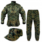 Униформа ACU - Polycotton Ripstop Helikon-Tex USMC Digital Woodland L-Regular