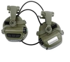 Активні стрілецькі навушники Earmor M31X Mark3 MilPro ORIGINAL з кріпленням на голову ( Чебурашка ) під шолом, каску ( Олива ) - зображення 10
